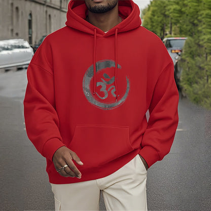 Mythstone OM Mantra Sanskrit Fleece Lined Polyester Hoodie