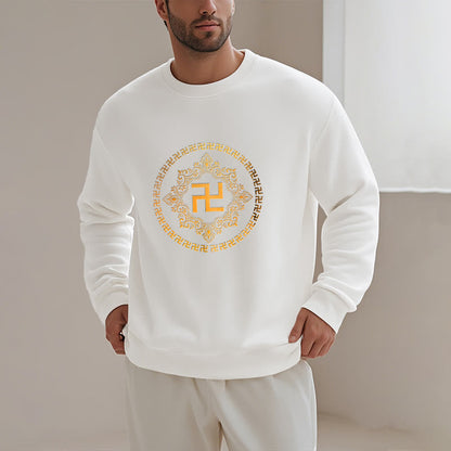 Mythstone Swastika Fleece Lined Polyester Sweatshirt