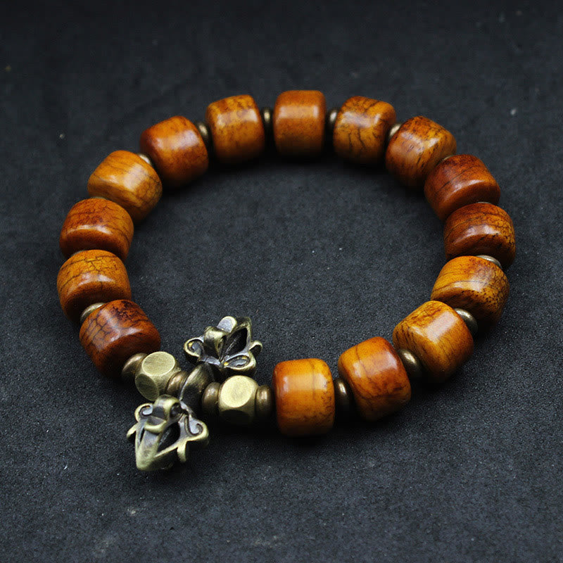 Pulsera de cobre con hueso de yak Mythstone 