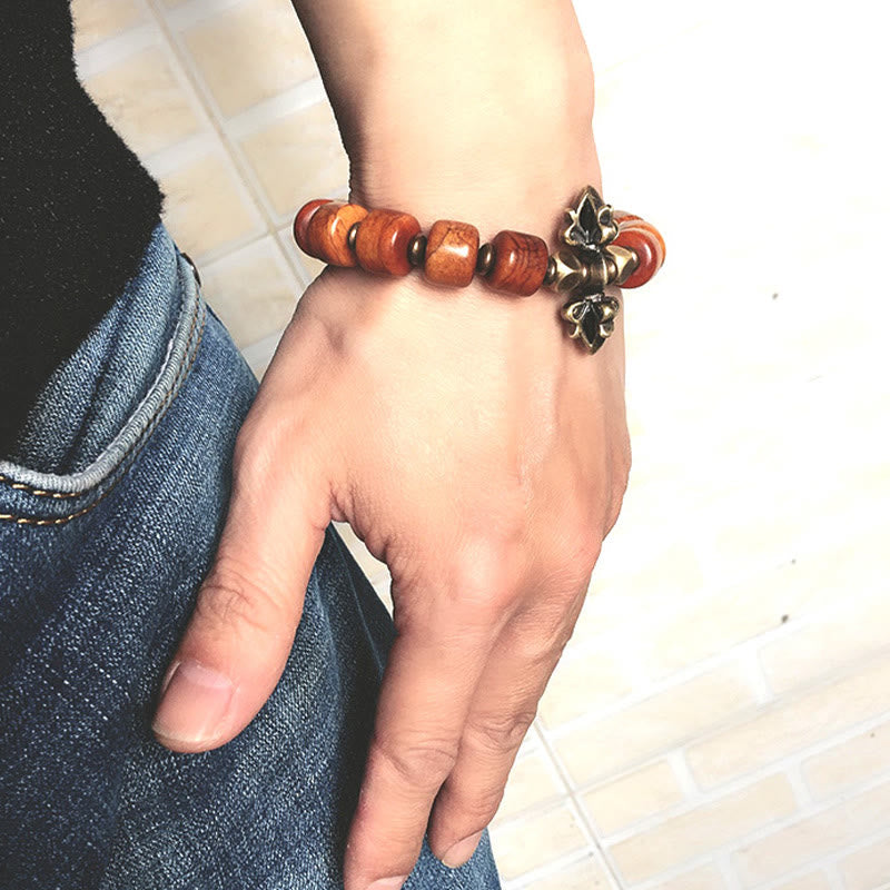 Pulsera de cobre con hueso de yak Mythstone 