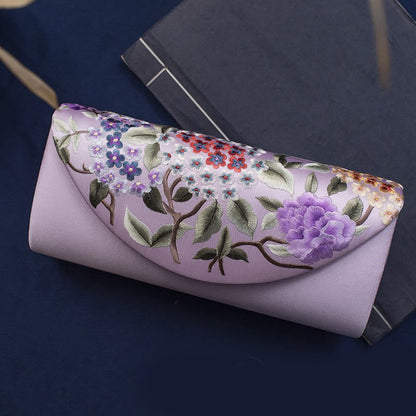 Mythstone Hydrangea Su Embroidery Wedding Shopping Wallet Purse Handbag Crossbody Bag