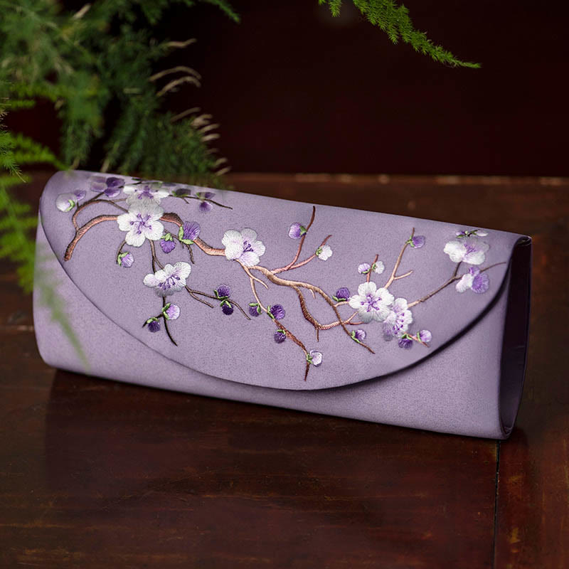 Mythstone Plum Bossom Tulip Su Embroidery Wedding Shopping Purse Handbag Crossbody Bag