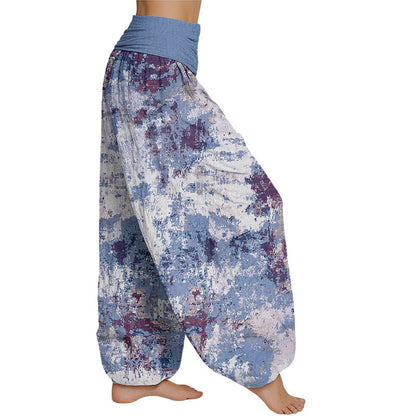 Mythstone Tie Dye Women's Elastic Waist Harem Pants