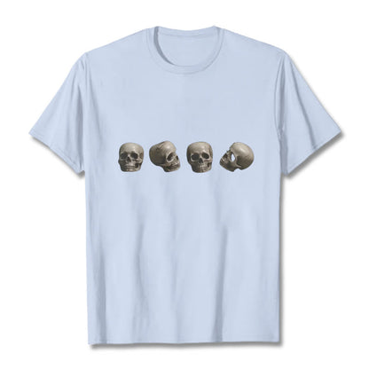 Mythstone Tibetan The Lord Of The Corpse Forest Skulls Pattern Tee T-shirt