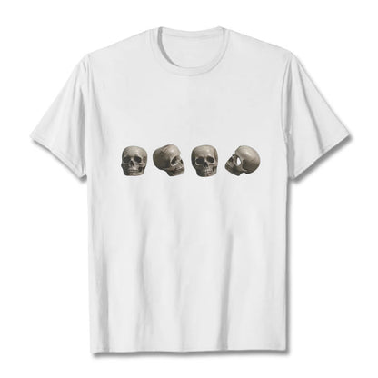 Mythstone Tibetan The Lord Of The Corpse Forest Skulls Pattern Tee T-shirt