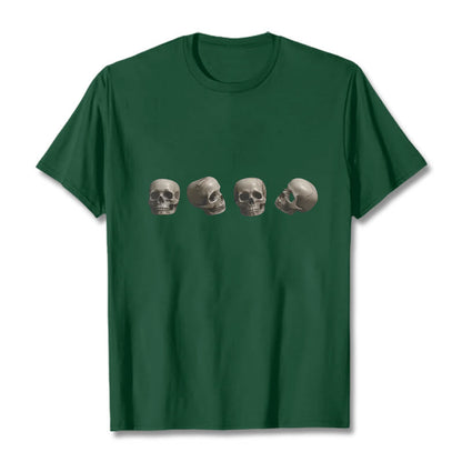 Mythstone Tibetan The Lord Of The Corpse Forest Skulls Pattern Tee T-shirt