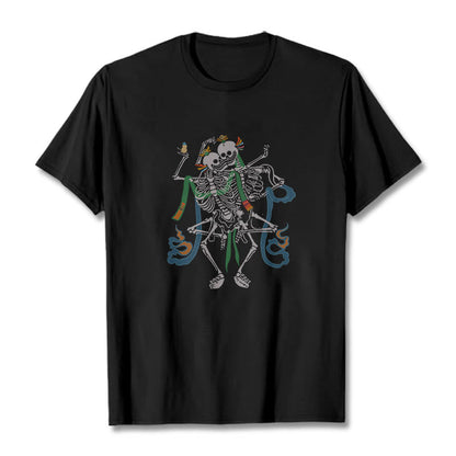 Mythstone Tibetan The Lord Of The Corpse Forest Design Tee T-shirt