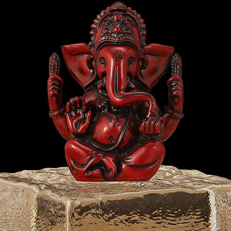 Mythstone Ganesh Ganpati Elephant Statue Transformation Home Resin Decoration