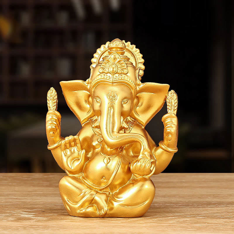 Mythstone Ganesh Ganpati Elephant Statue Transformation Home Resin Decoration