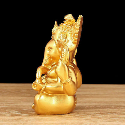 Mythstone Ganesh Ganpati Elephant Statue Transformation Home Resin Decoration