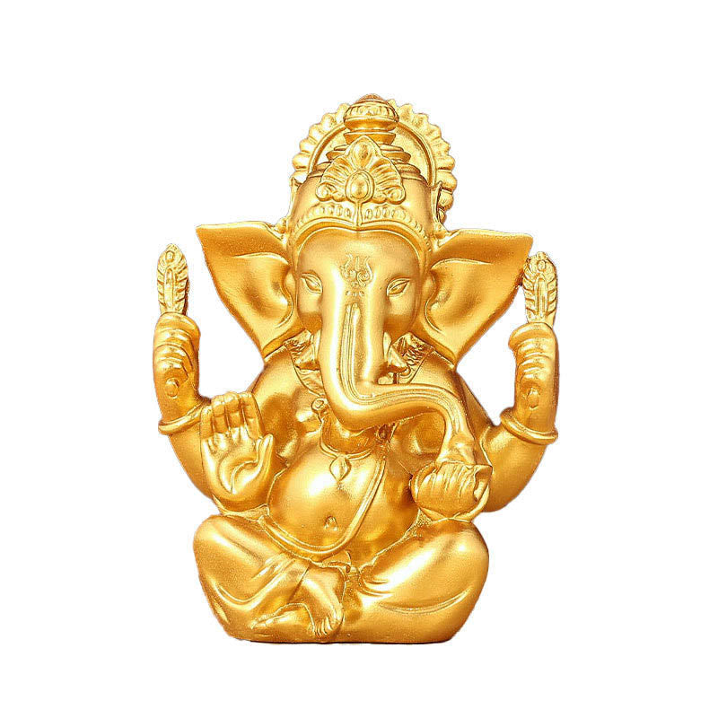 Mythstone Ganesh Ganpati Elephant Statue Transformation Home Resin Decoration