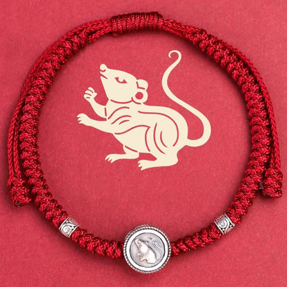 Mythstone 12 Chinese Zodiac Lucky Red String Bracelet