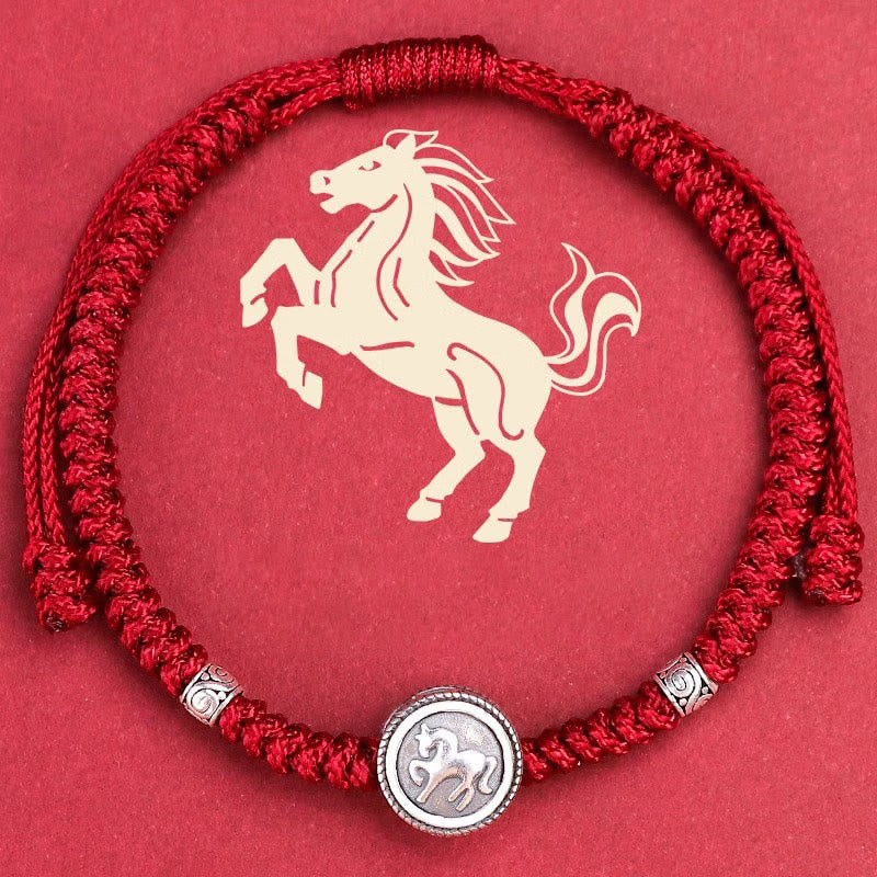 Mythstone 12 Chinese Zodiac Lucky Red String Bracelet