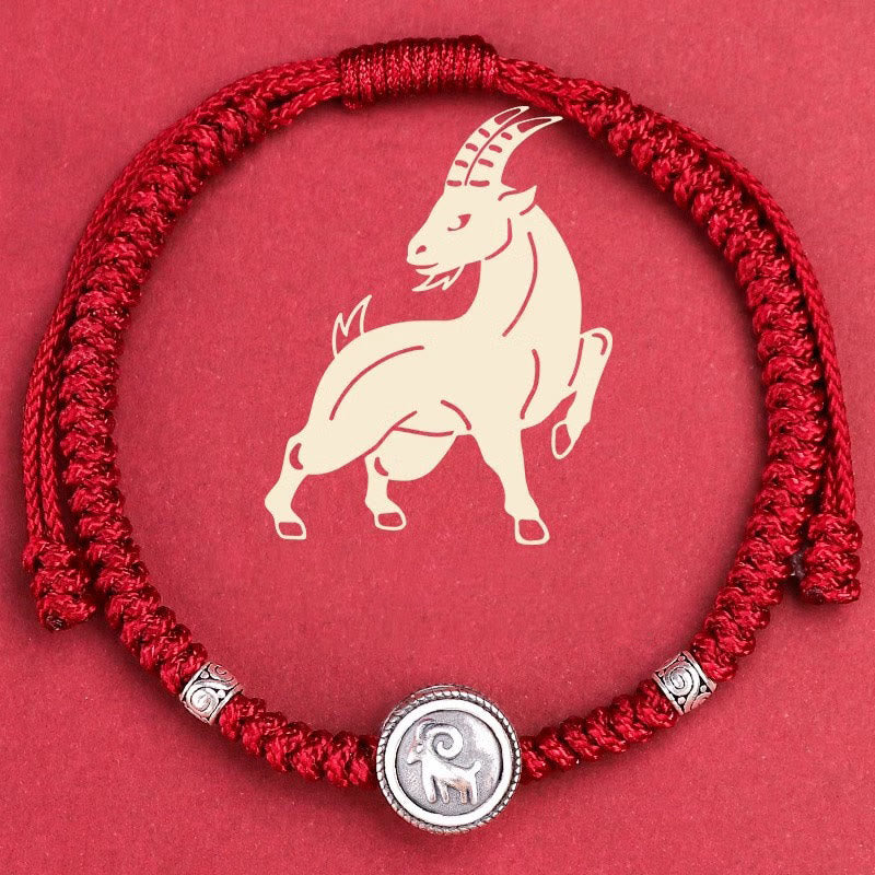 Mythstone 12 Chinese Zodiac Lucky Red String Bracelet