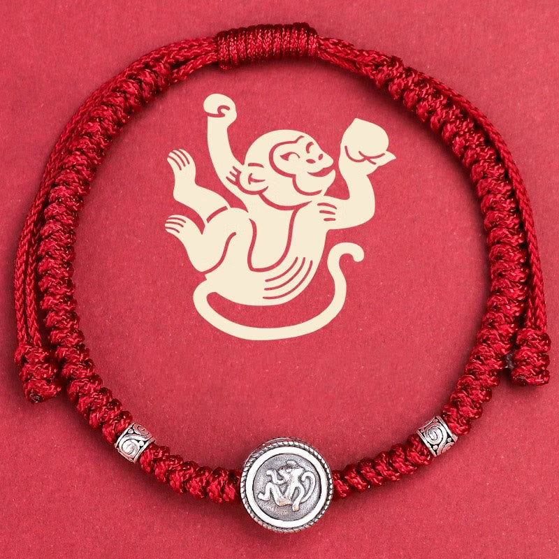 Mythstone 12 Chinese Zodiac Lucky Red String Bracelet