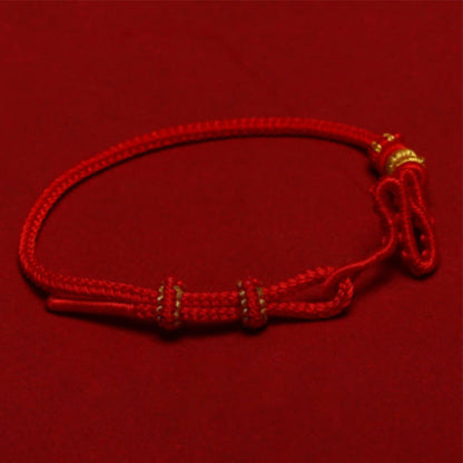 Mythstone Red String Snake Knot Year Of The Snake Protection Braided Bracelet