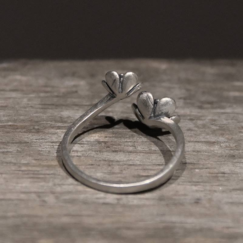 Mythstone 925 Sterling Silver Flowers Ring