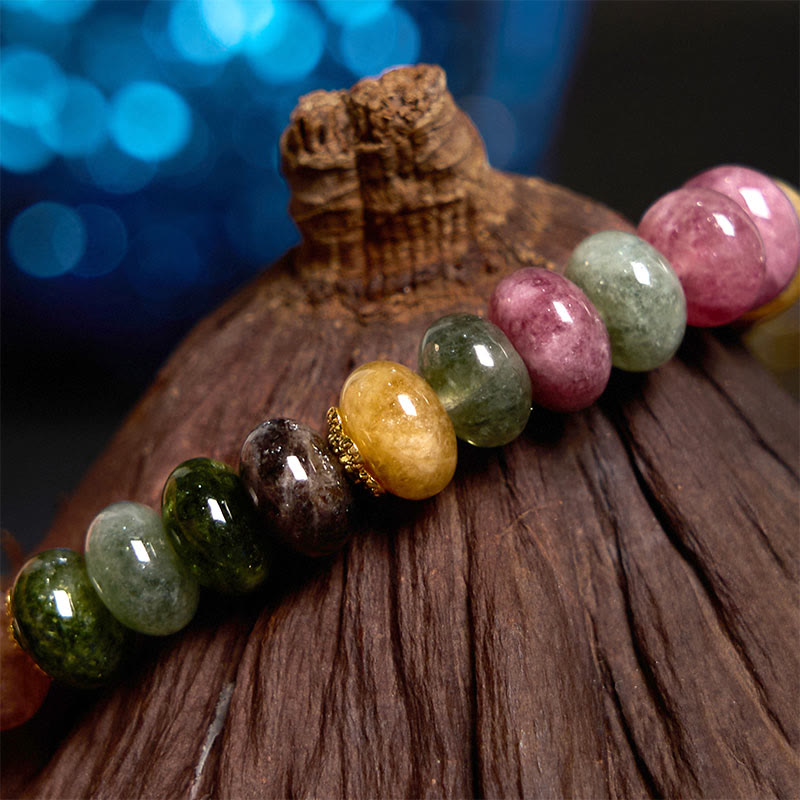 Mythstone Tourmaline Jade Safe And Well Love Bracelet