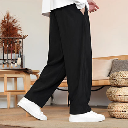 Pantalones de pana con cordón y bolsillos para hombre de otoño e invierno de Mythstone 