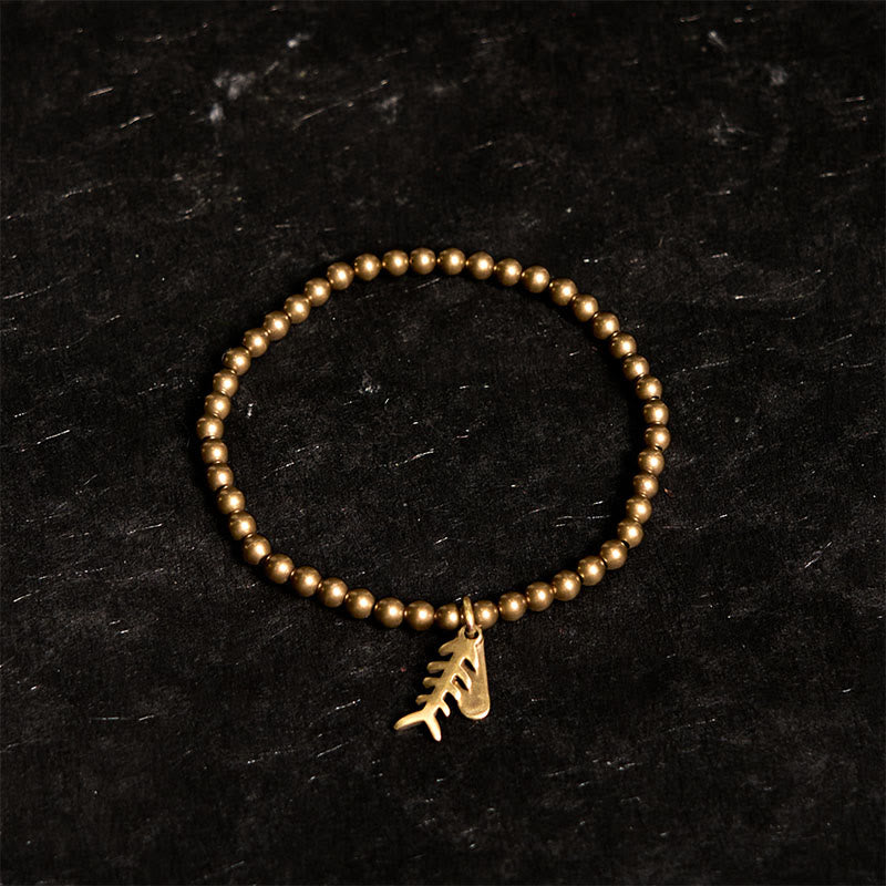 Mythstone Copper Fish Bone Healing Bracelet