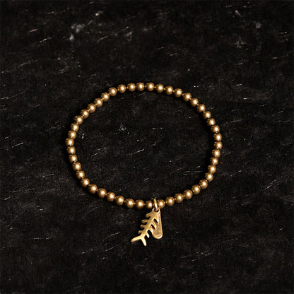 Mythstone Copper Fish Bone Healing Bracelet