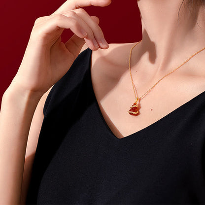 Mythstone Red Agate Year Of The Snake Gourd Luck Bracelet Necklace Pendant