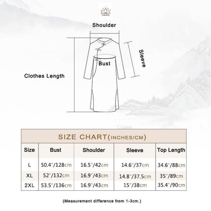 Mythstone 2Pcs Plain Design Zen Tai Chi Meditation Clothing Cotton Linen Top Pants Women's Set