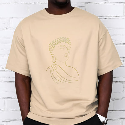 Mythstone Meditating Buddha Pattern Tee T-shirt