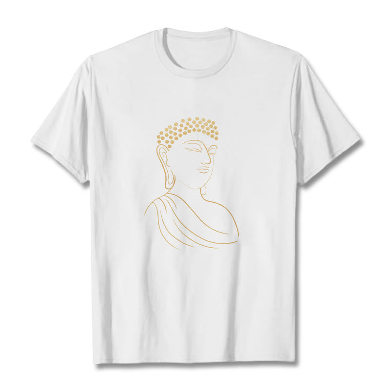 Mythstone Meditating Buddha Pattern Tee T-shirt