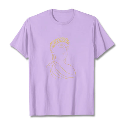 Mythstone Meditating Buddha Pattern Tee T-shirt