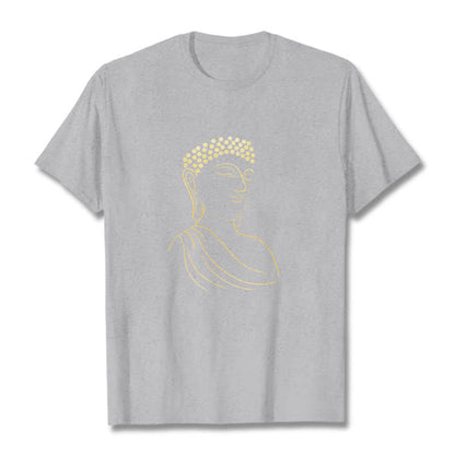 Mythstone Meditating Buddha Pattern Tee T-shirt