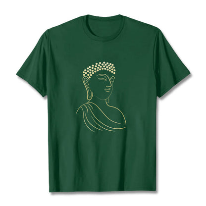 Mythstone Meditating Buddha Pattern Tee T-shirt