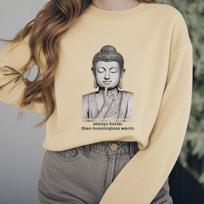 Mythstone A Meaningful Silence Fleece Lined Sweatshirt