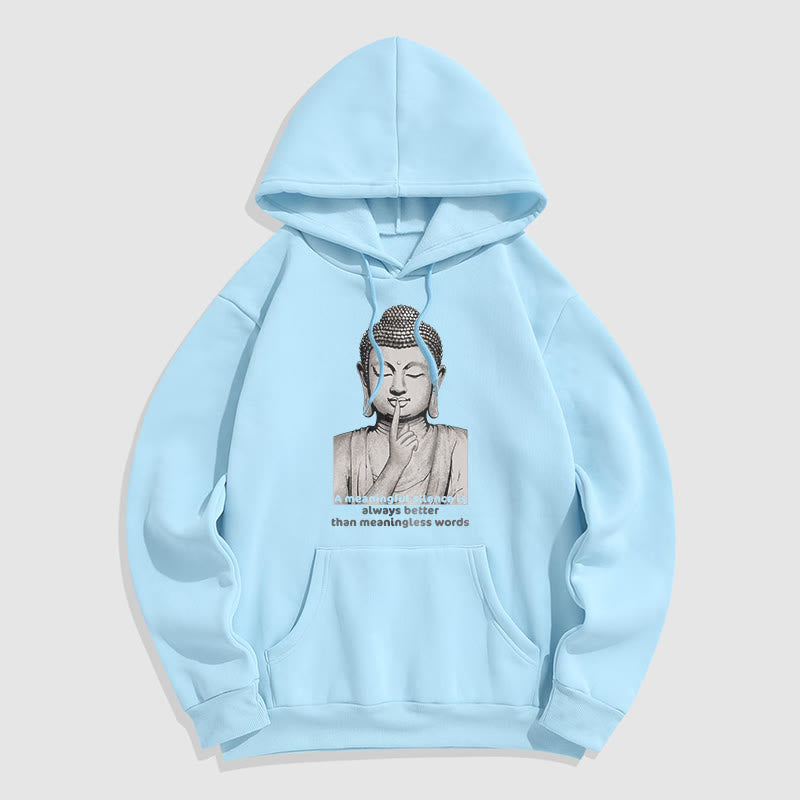 Mythstone A Meaningful Silence Fleece Lined Hoodie