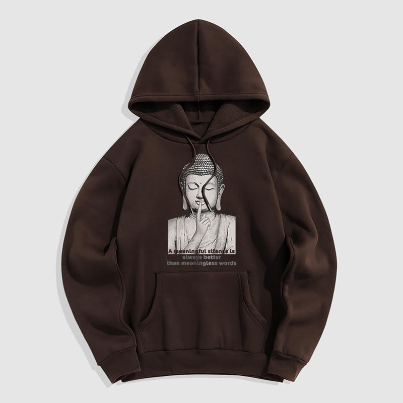 Mythstone A Meaningful Silence Fleece Lined Hoodie