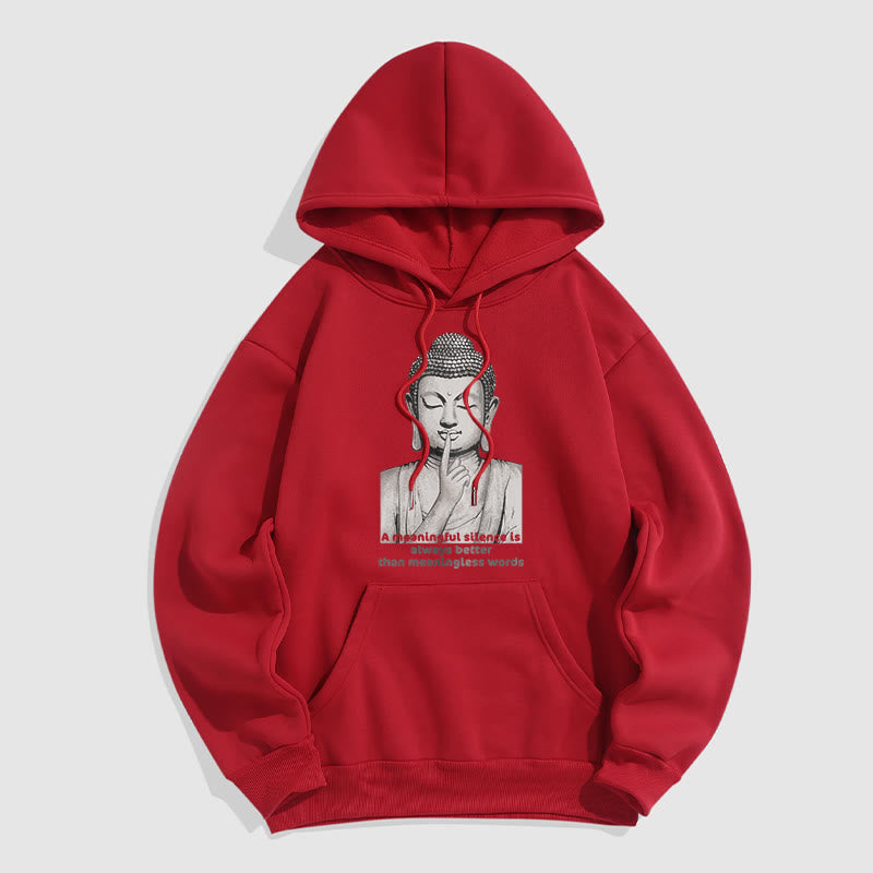 Mythstone A Meaningful Silence Fleece Lined Hoodie