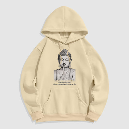 Mythstone A Meaningful Silence Fleece Lined Hoodie