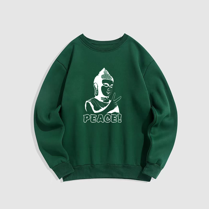 Mythstone Peace Fleece Lined Sweatshirt