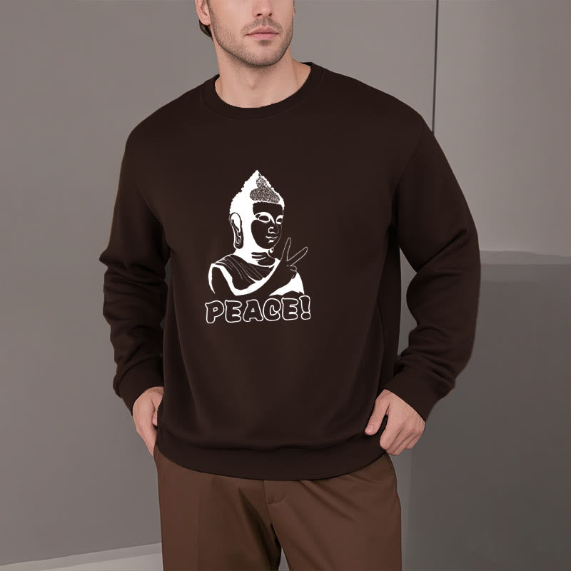 Mythstone Peace Fleece Lined Sweatshirt