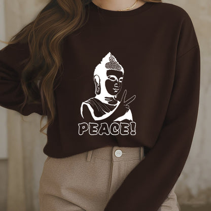 Mythstone Peace Fleece Lined Sweatshirt