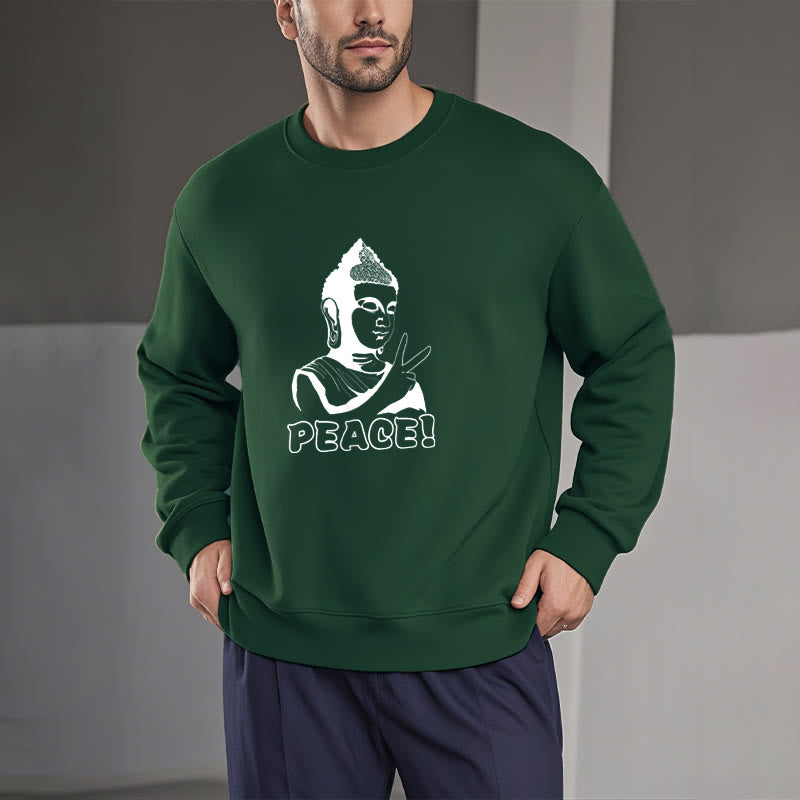 Mythstone Peace Fleece Lined Sweatshirt