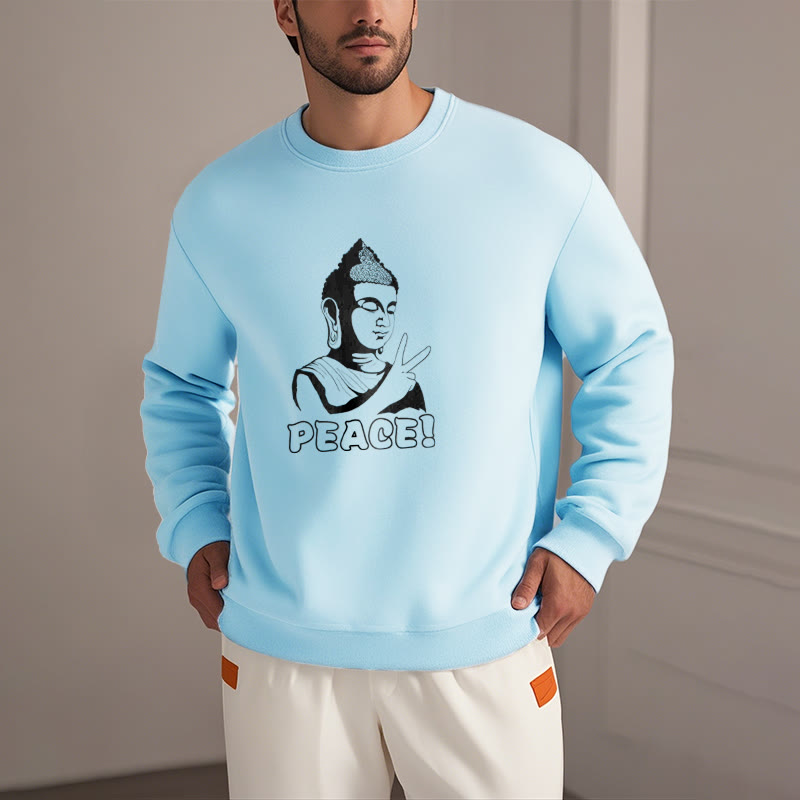 Mythstone Peace Fleece Lined Sweatshirt