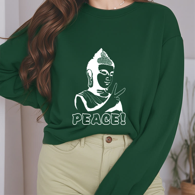 Mythstone Peace Fleece Lined Sweatshirt