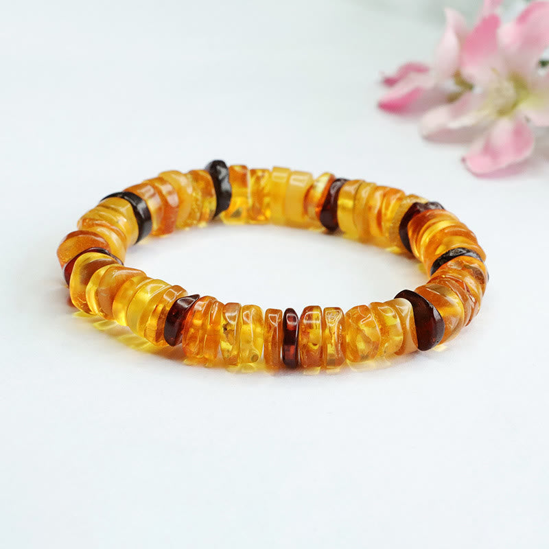 Mythstone Amber Peace Buckle Confidence Bracelet