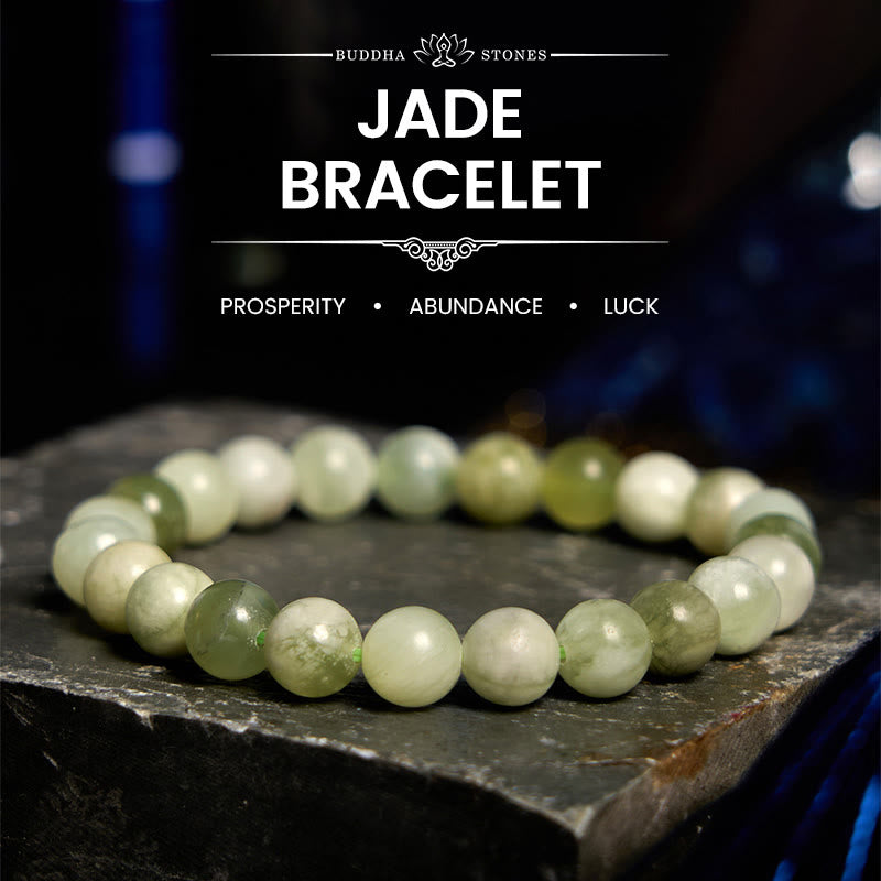 Pulsera de jade de Mythstone Abundance 