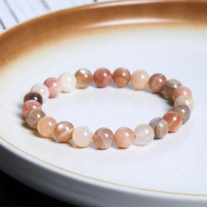 Mythstone Peach Moonstone Healing Bracelet