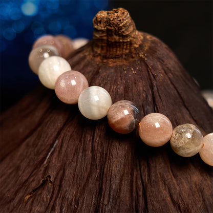 Mythstone Peach Moonstone Healing Bracelet