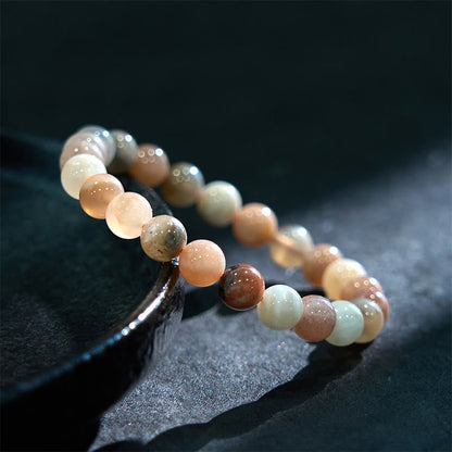 Mythstone Peach Moonstone Healing Bracelet