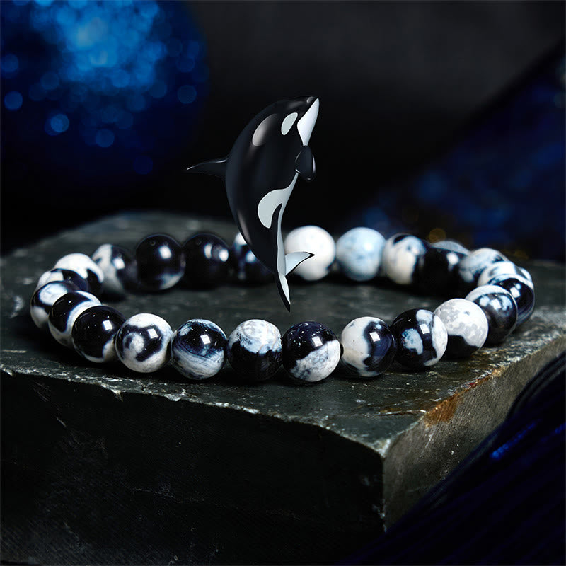 Mythstone Orca Agate Protection Bracelet