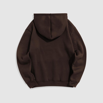 Mythstone Meditating Buddha Let That Shit Go Pattern Fleece Lined Hoodie